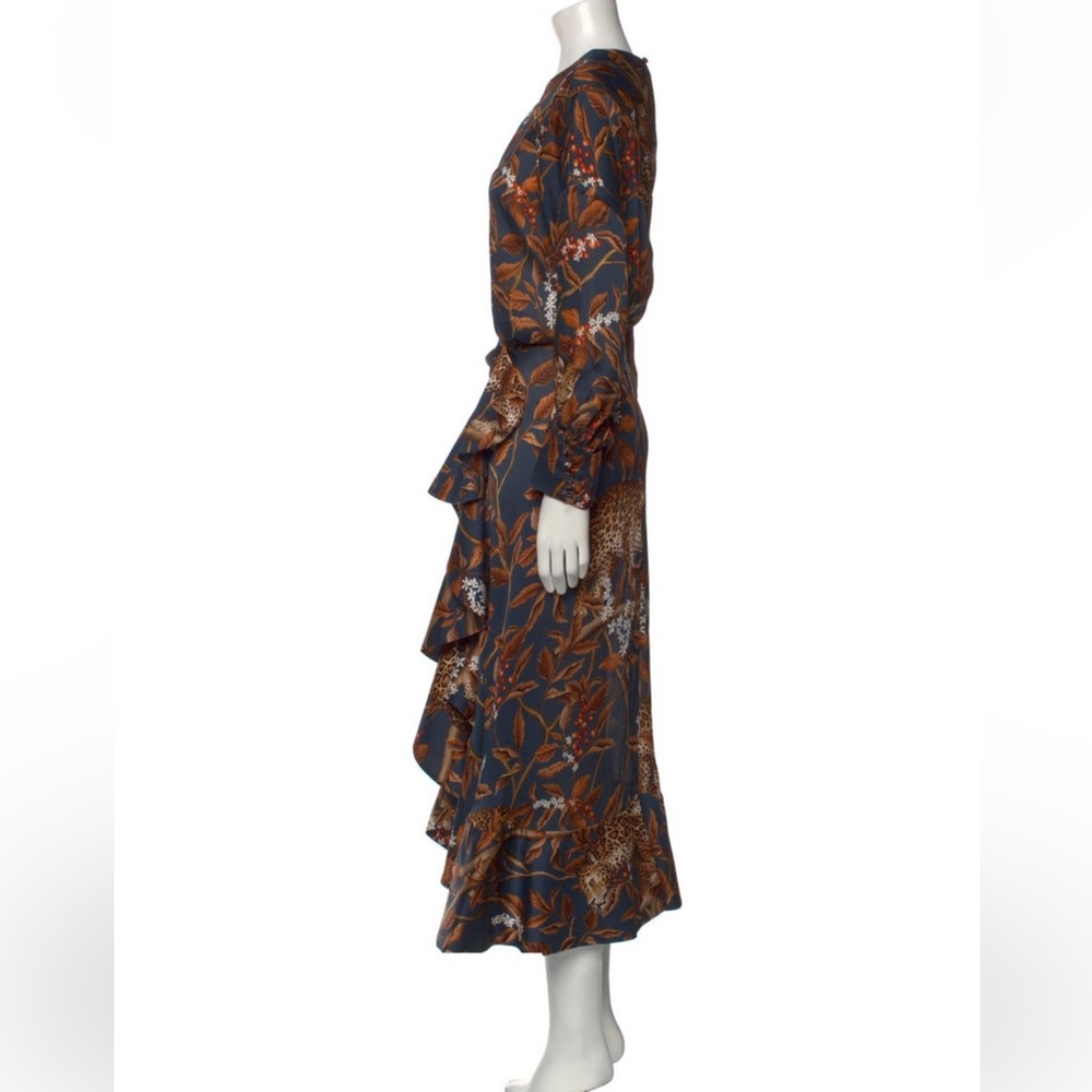 NWOT  Johanna Ortiz Elegant Floral Print Dress - Picture 13 of 16